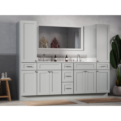 Ensemble de meuble-lavabo double 90 po Disar