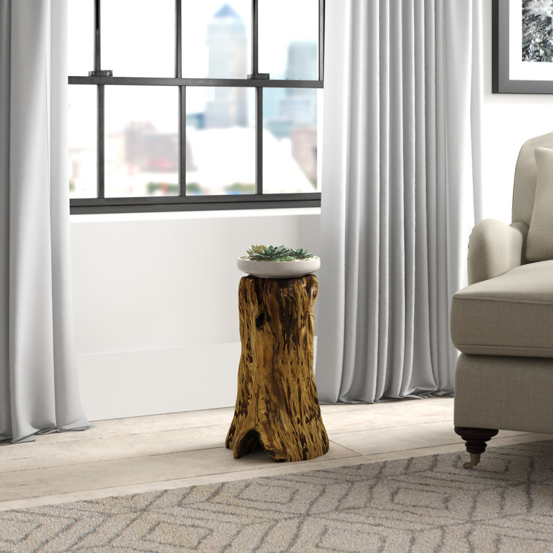 Gareloi Solid Wood End Table