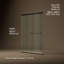Revel 59.63'' x 76'' Double Sliding Shower Door with CleanCoat® Technology-785343697-788764344