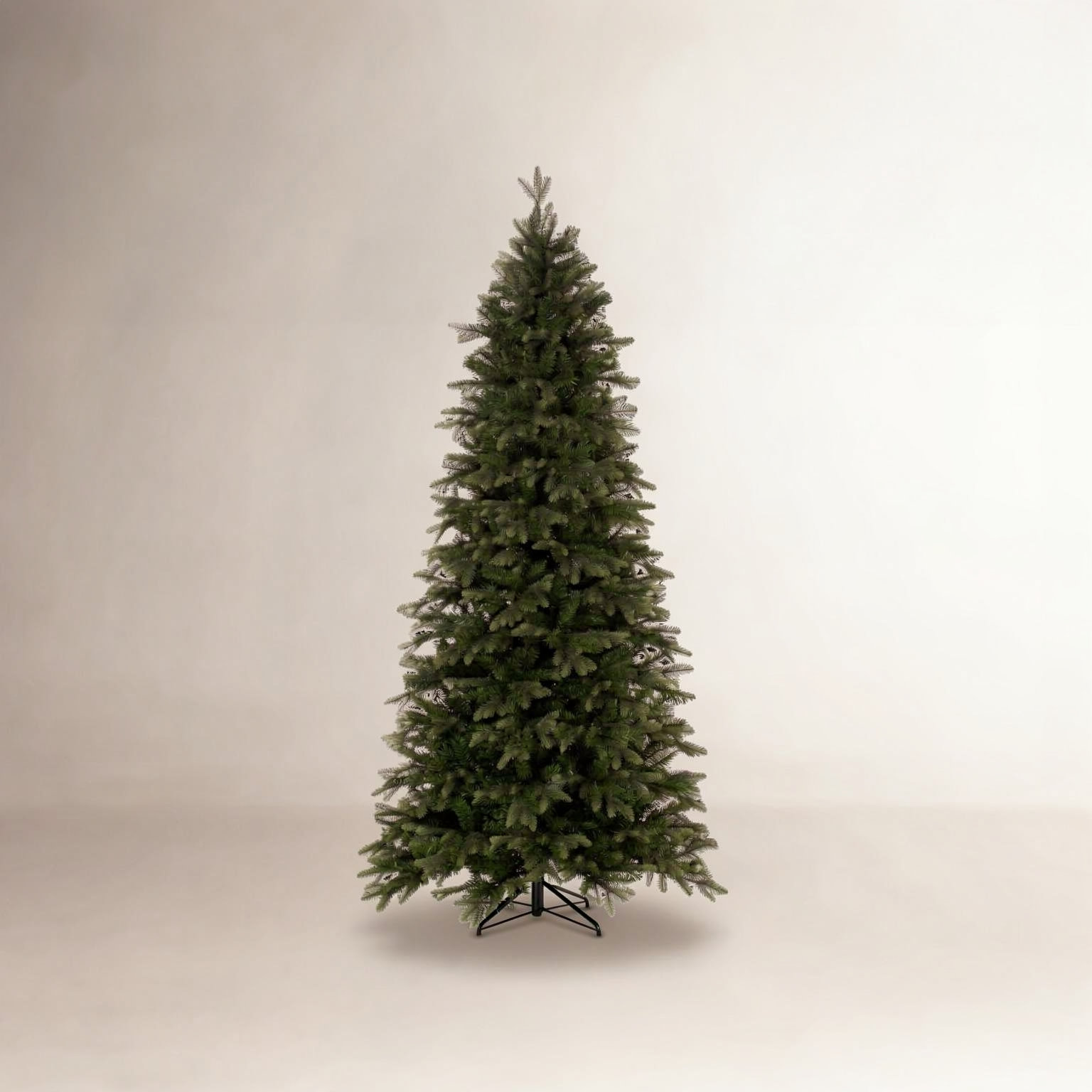 Slim Cashmere Flocked Pine Christmas Tree, 6.5 ft