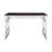 Sophisticated Office Desk with Stylish Chrome Frame and Functional Top for Productivity