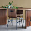 Upholstered Stool with Metal Frame-1077134008-1077134009