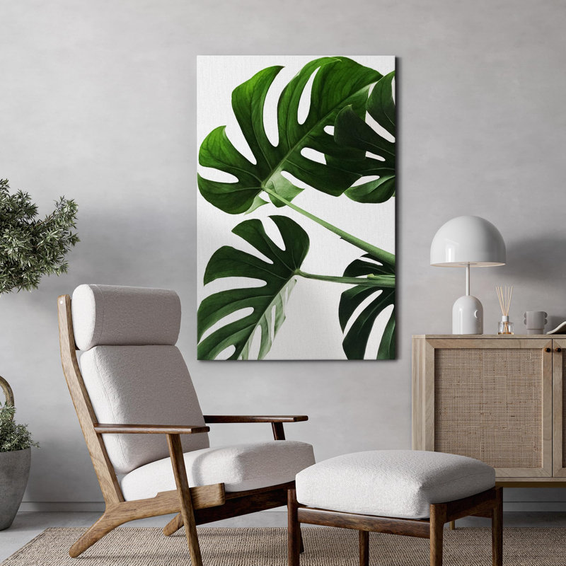 «Tropical Monstera Leaf Southwest» sur, H 48 po x l 32 po