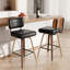Tabouret pivotant rembourré à hauteur de bar-1822173829