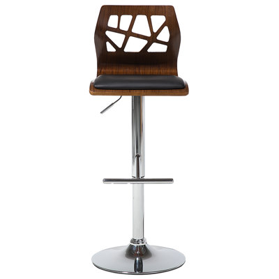 Upholstered Adjustable Height Counter Stool