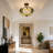 3 - Light 16" Baroque Flush Mount Light (Warm Bulbs Included)