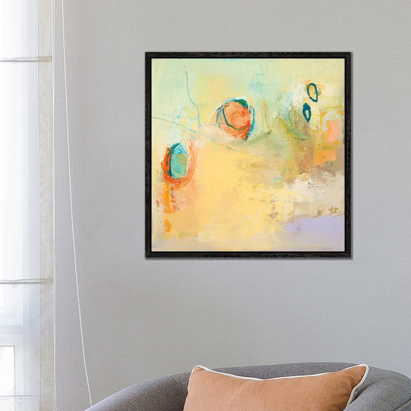 Secret Sweep 1 Piece Wall Art on Canvas, 66.04 cm H x 66.04 cm W, Black Framed
