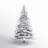 White Frosted Fir Christmas Tree-58258311