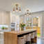 Strasburg 3-Light Seeded Glass Semi Flush Mount
