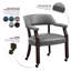 Fauteuil à accoudoirs en bois massif Alandria-39708153
