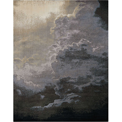 Tapis bleu/gris Antigua