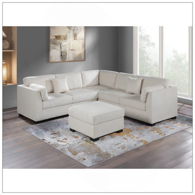 Ensemble de canapé modulaire 4 pièces L-Sectional RAF / LAF