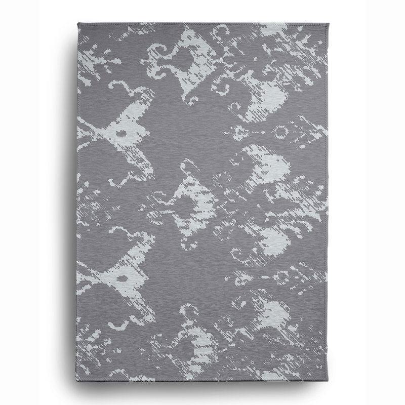 Chenille Abstract Indoor Rug, Rectangle 4' x 6'