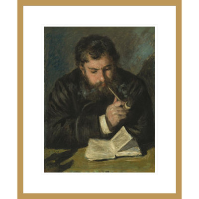 «Claude Monet» par Pierre-Auguste Renoir, impression giclée encadrée