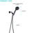 High Handheld Shower - 5 Spray Patterns, Wear-, Oil-Rubbed Bronze, Easy Install, Hose Included Head With Settings , Feature, Includes-127368555