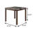 40.4" W 5-PCS COUNTER HIGH, CHERRY