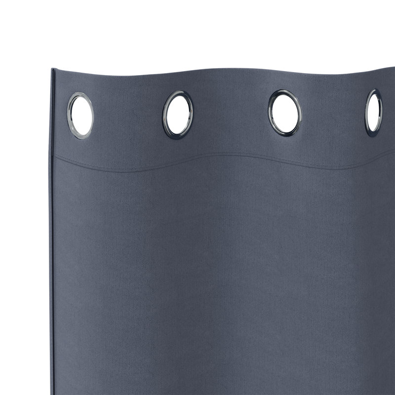Tacorian Curtain Pair, Anthracite, 140cm Width x 175cm Drop