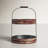 Metal Oval 2 Tier Tray with Handle
