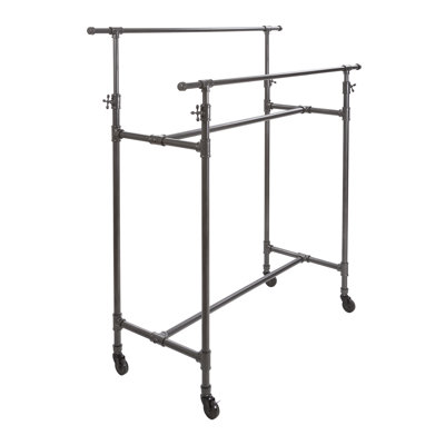 Auburn 60'' Metal Rolling Clothing Rack