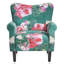 Fauteuil rembourré en polyester 30,3 po Modern-1612875388