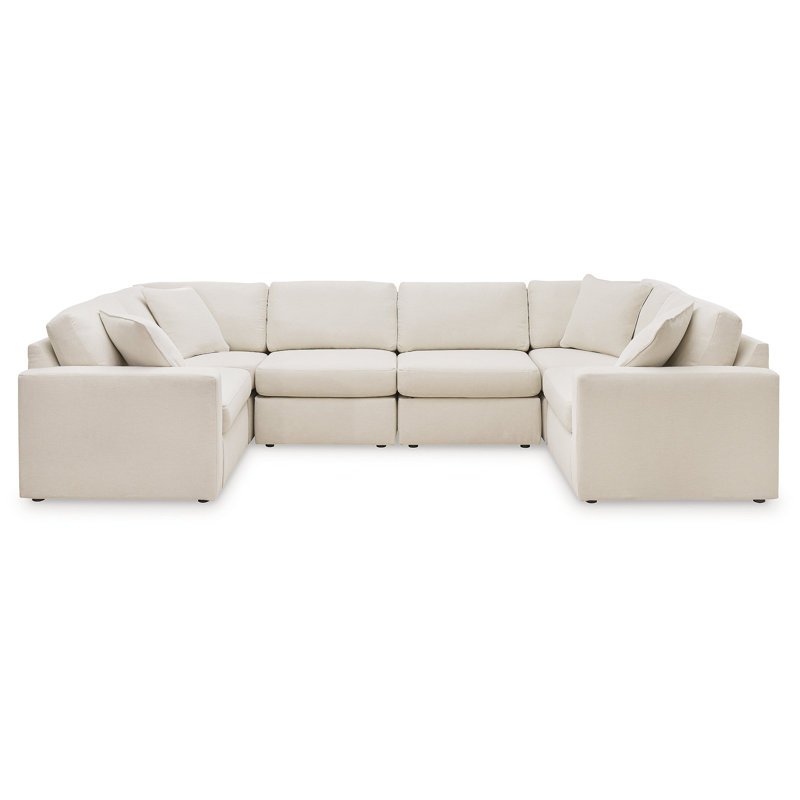 Canapé modulaire 6 pièces Chobanyan, Polyester beige