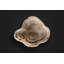 Bol décoratif abstrait onyx en beige / brun