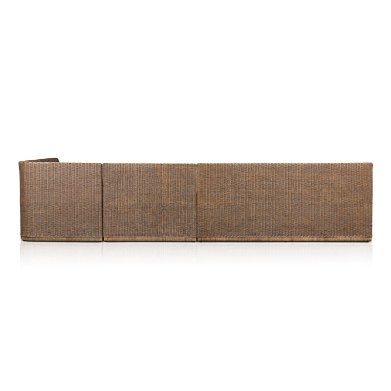 Senna L-Shape Dining Banquette, 32.5" H x 144.75" W x 83.25" D, Left Hand Facing