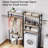Laundry Room Organization And Storage, 5 Tier Wood Over The Washer And Dryer Storage Shelf With Drying Clothes Racks-114653026-124651899