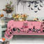 Nappe d'Halloween noire et rose, avec citrouille, fantôme, crâne et toile d'araignée, décoration rectangulaire pour les fêtes d'Halloween, les maisons hantées, les salles à manger et les réunions saisonnières.
