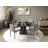 ACME Hollis Dining Table, Engineered Stone Finish