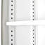 Armoire de rangement pliante en métal blanc