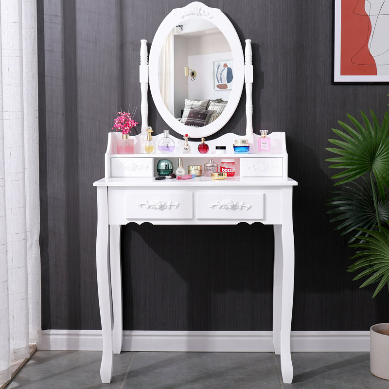 Gilboa Dressing Table with Mirror