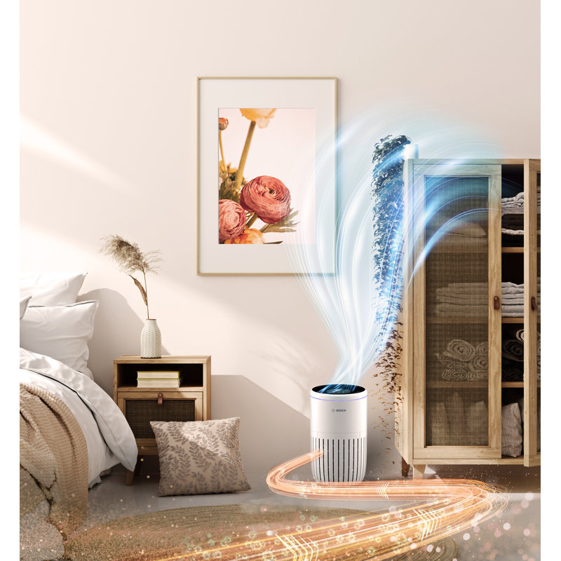 Bosch Air 2000 Air Purifier, 19.69" H x 11.46" W x 11.46" D