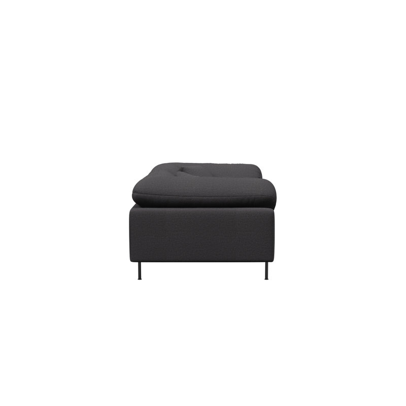 Collar 2-Seater, Gray, Cotton Blend