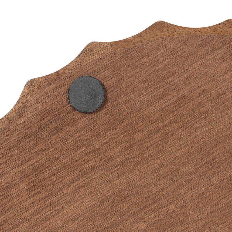 Plateau de service Montara, H 2 po x l 15 po x P 15 po, Walnut Brown