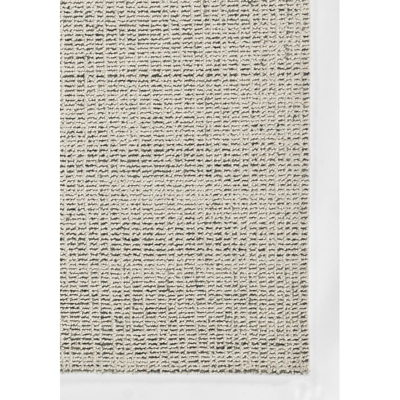 Thomas Hand Tufted Wool Abstract Area Rug in Blue/Ivory, Rectangle 8'10" x 11'10"