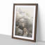 Lions by Kano Hogai - Picture Frame Painting Print-55580498-55580500