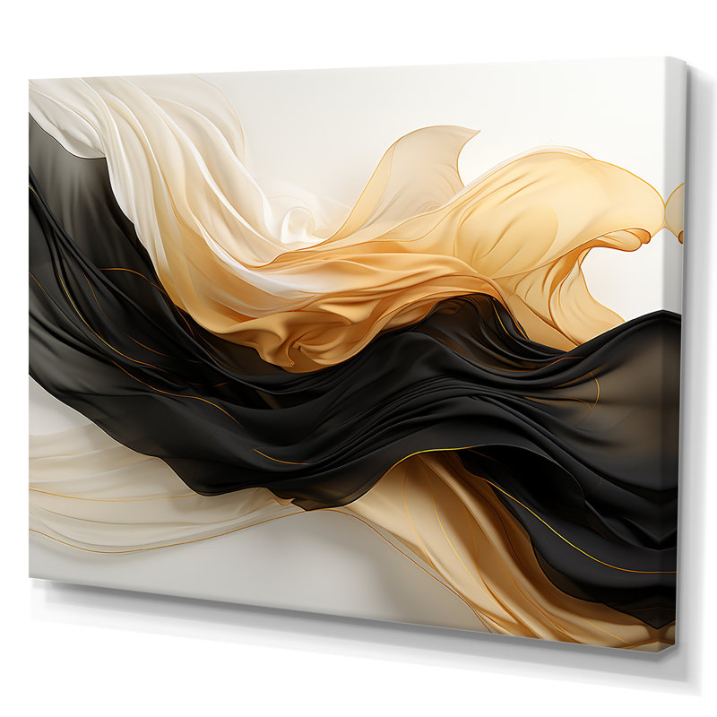 Art mural, impression sur toile, formes abstraites, Toile tendue, H 24 po x l 32 po x P 1 po