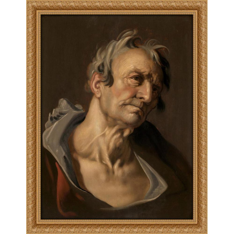 Tête d'un vieil homme (1625), H 32 po x l 25 po