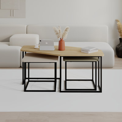 Bukurie Frame Nesting Coffee Table Set