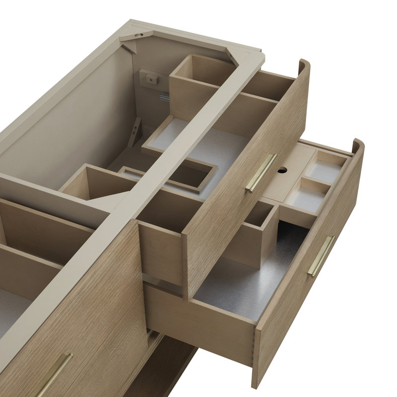 Lucian 72'' W Double Vanity, Tajnar Eclos, Pebble Oak