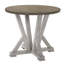 Table de salle à manger à hauteur de comptoir en bois massif rustique 48,00 x 48,00 x 36,00