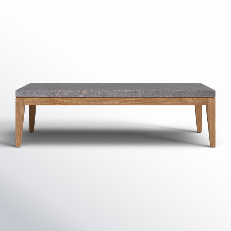 56'' Stone Outdoor Coffee Table