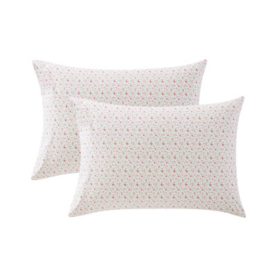 Laura Ashley Printed Cotton Percale Pillowcase Set