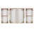 Triptych 3-Piece Textured Canvas Wall Art Set