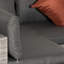 Faigy Rattan Corner Sofa Set Garden Furniture Set 4 Pieces 6 Seater Grey