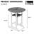 5-Piece Outdoor HDPE Bar Set, Patio Adirondack Chairs With 31.5" Round Table-122720758