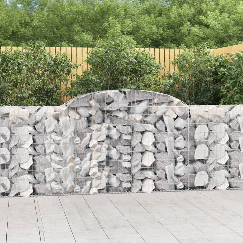 Briceida Silver Galvanised Iron, 120cm H x 300cm W x 30cm D