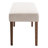 6-Piece Rustic Solid Wood Dining Table With Chair And Bench Set