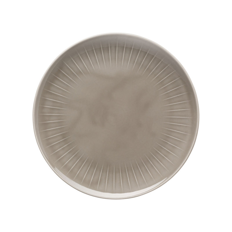 Joyn Porcelain Dinner Plate, Gray